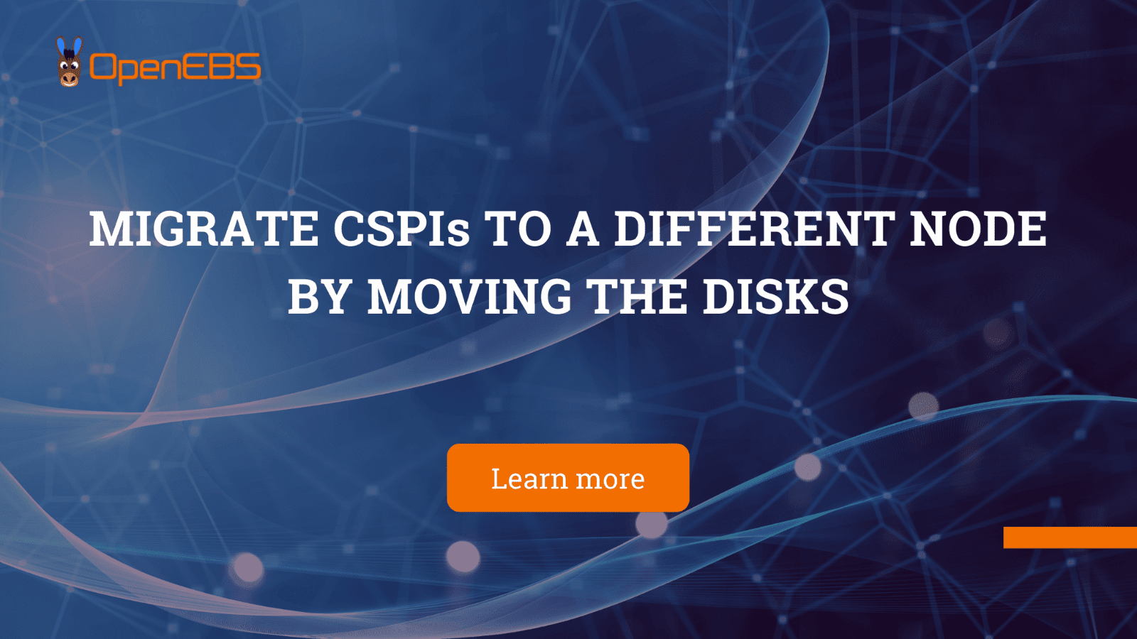 Migrate CSPIs to a different node by moving the disks